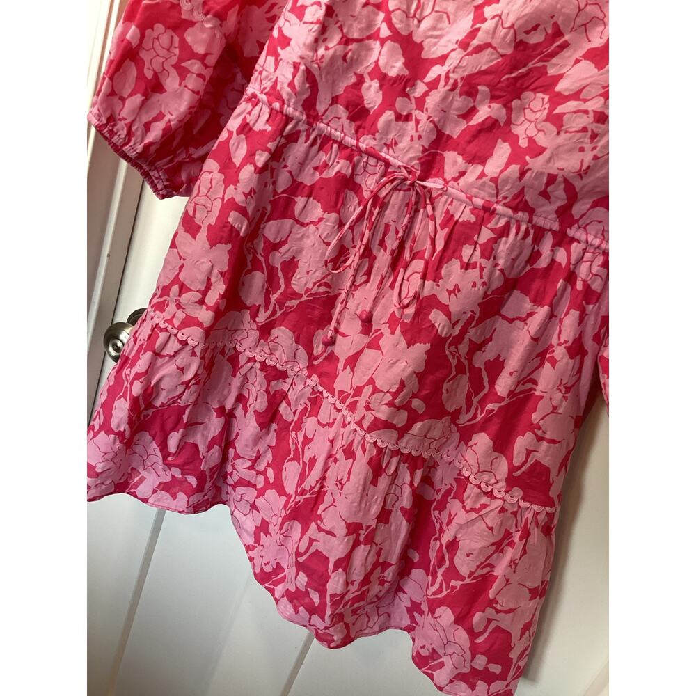 Tuckernuck Hyacinth house Matilda pink floral mini dress size small - Picture 9 of 13